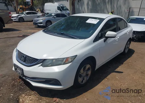 2015 Honda Civic Lx из США, поврежденный, VIN 19XFB2F56FE213473